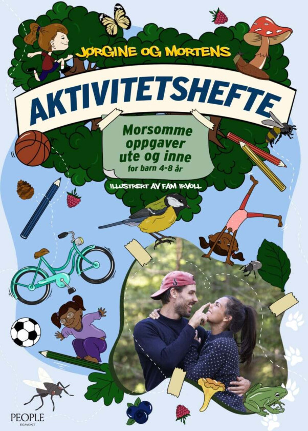 Jørgine og Mortens aktivitetshefte. Morsomme oppgaver ute og inne. av Jørgine Massa Vasstrand