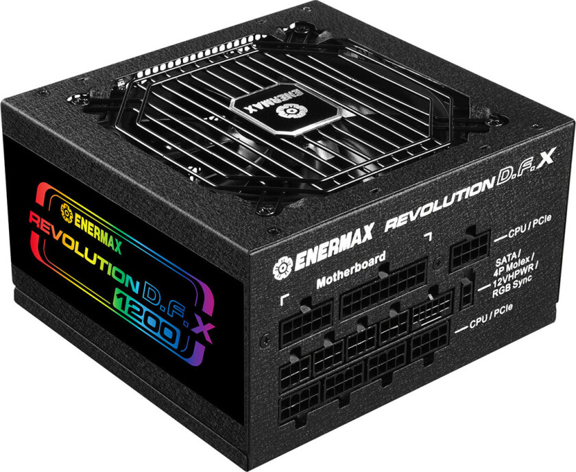 Revolution D.F. X - power supply - fully modular - 1050 Watt Strømforsyning (PSU) - 1050 Watt - 120 mm - 80 Plus Gold sertifisert