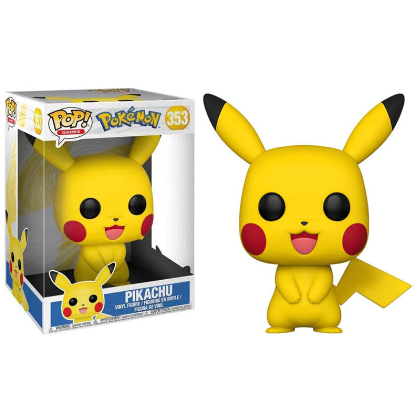 Funko Pop! Games: Pokémon - Stor Pikachu 25 Cm #353
