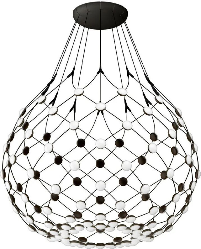 Mesh taklampe sort, large