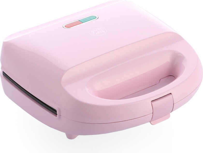 3-in-1 toastgrill/vaffeljern, pink