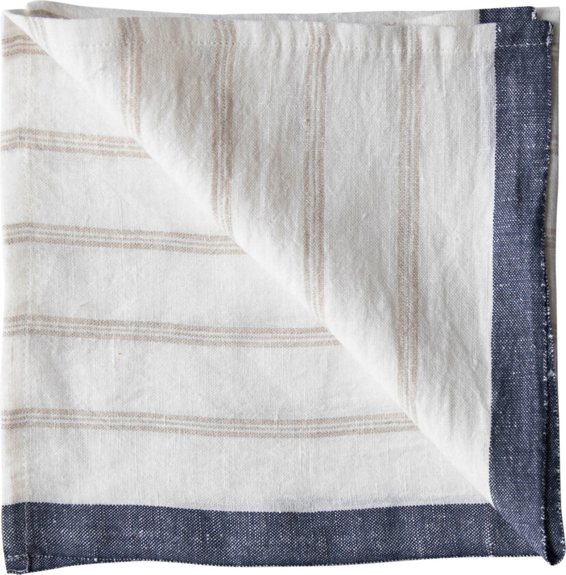Maya linserviett 50x50 cm Natural Stripe