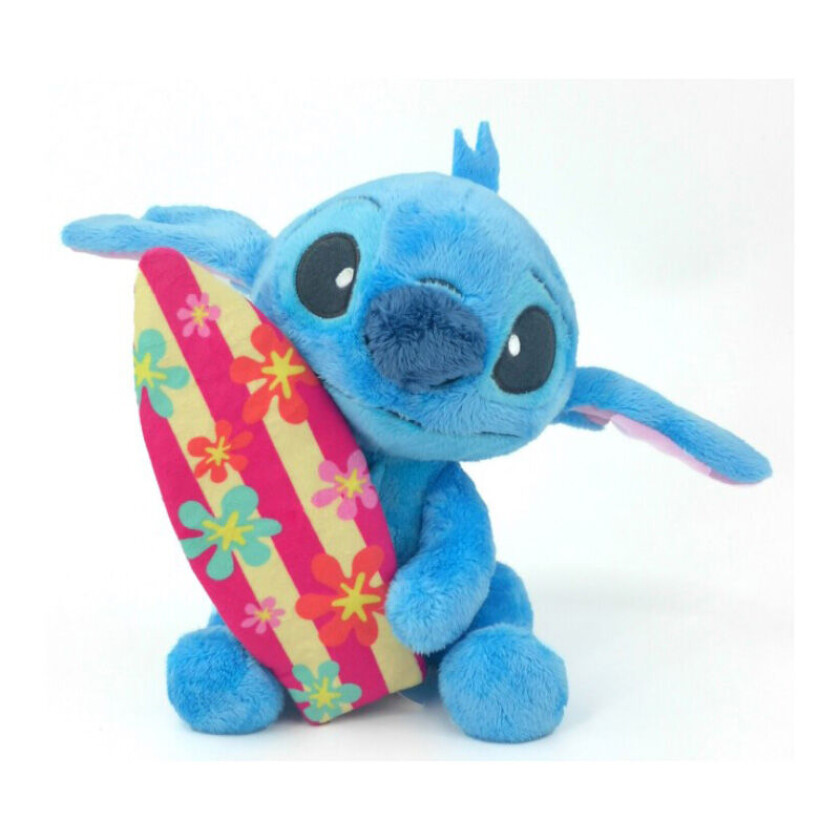 Plysjbamse 25cm - Stitch M/ Surfebrett