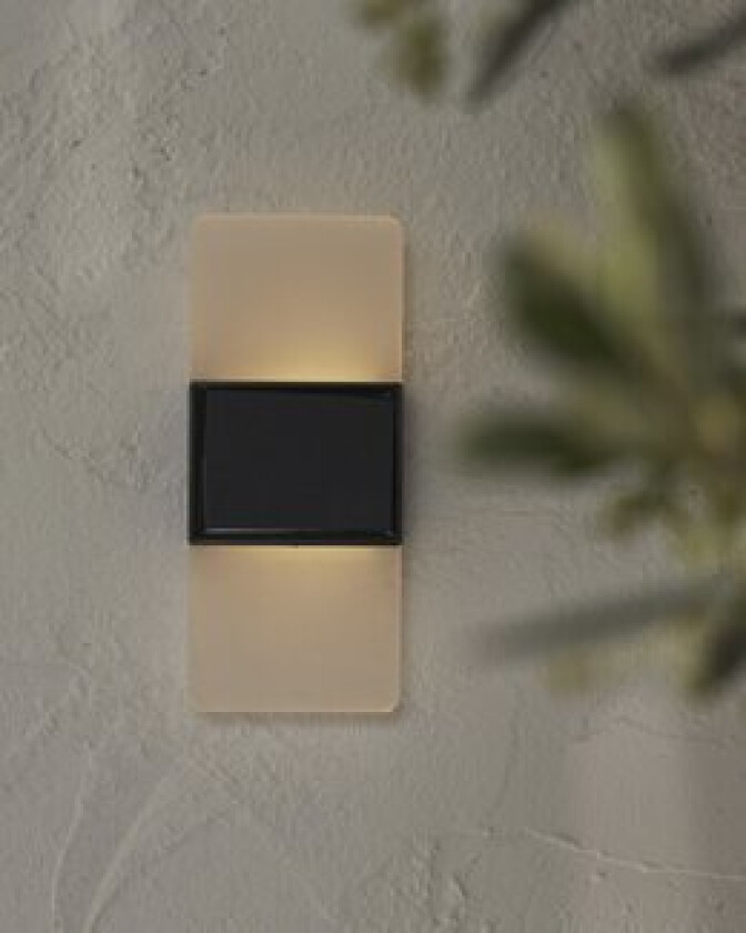 Solcellebelysning, vegg Wally Frost 14 cm Hvit