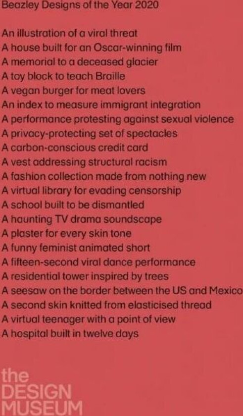 Beazley Designs of the Year 2020 av Emily King