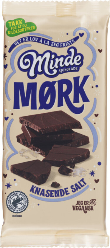 Minde Mørk Salt Plate 80g