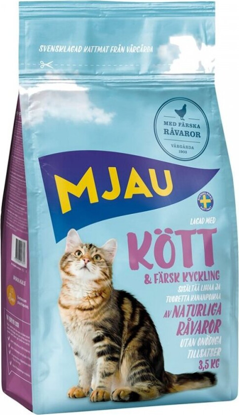 Mjau Kjøttsmak (3,5 kg)