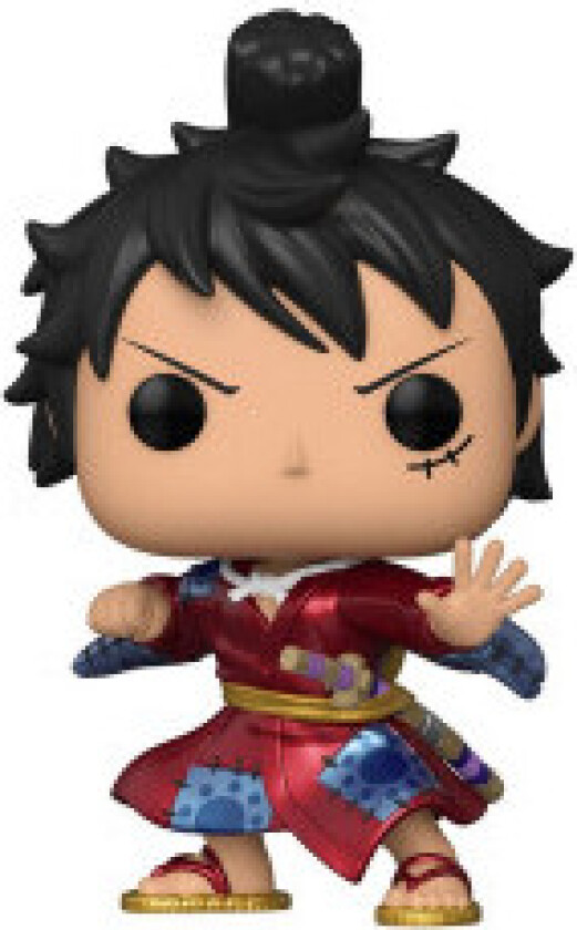 One Piece POP! Animasjon Vinylfigur Luffy i Kimono(MT) Exclusive Edition 9 cm