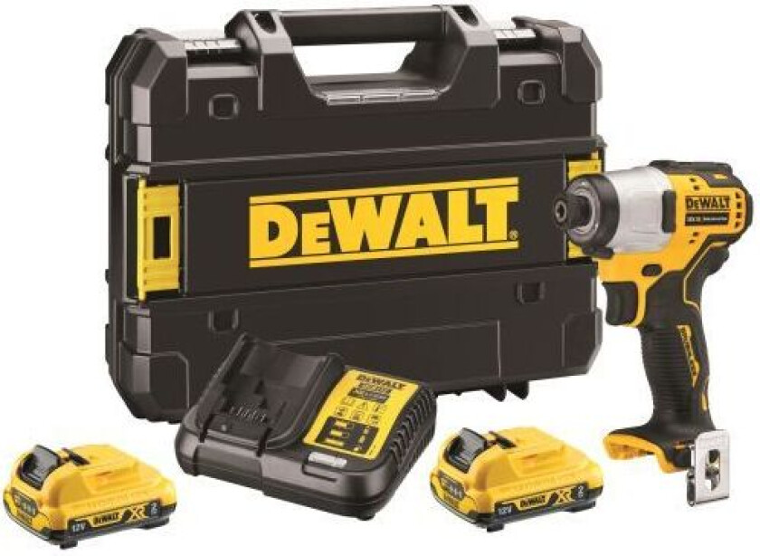 Dewalt DCF801D2-QW Slagskrutrekker med batteri og lader