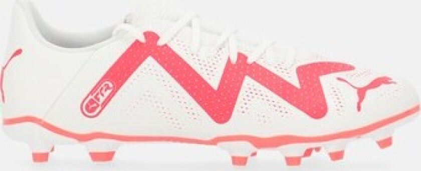 Fotballsko til voksne Puma Future Play FG/AG Hvit Fuksia