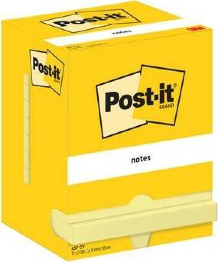 Notatblokk Post-It 76x102 CY (12)