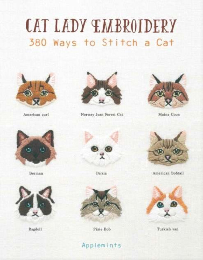 Cat Lady Embroidery av Applemints