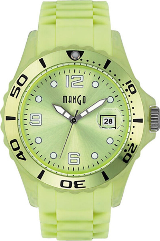 Tutti Frutti A68333GR14KV - Kvarts - Grønn - Unisex - Gummi - Mineral