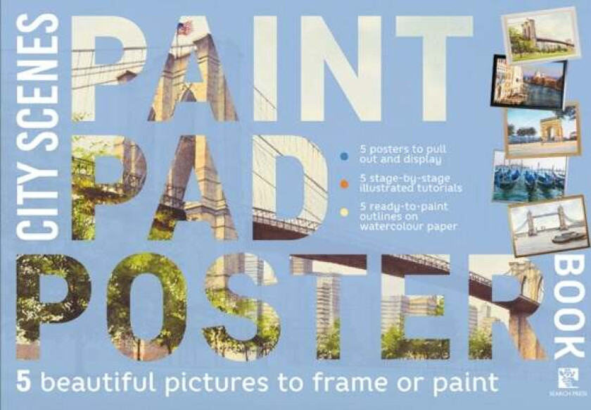 Paint Pad Poster Book: City Scenes av Geoff Kersey
