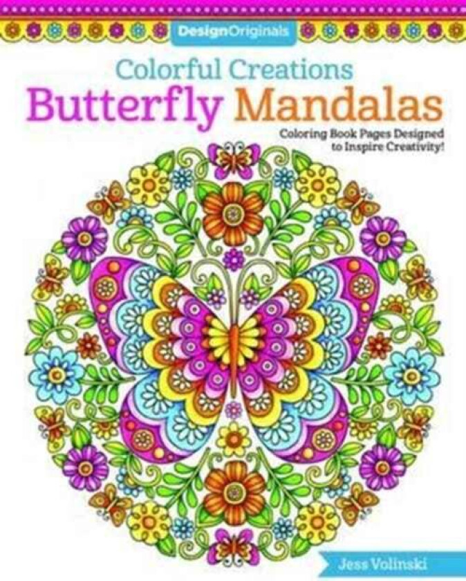 Colorful Creations Butterfly Mandalas av Jess Volinski