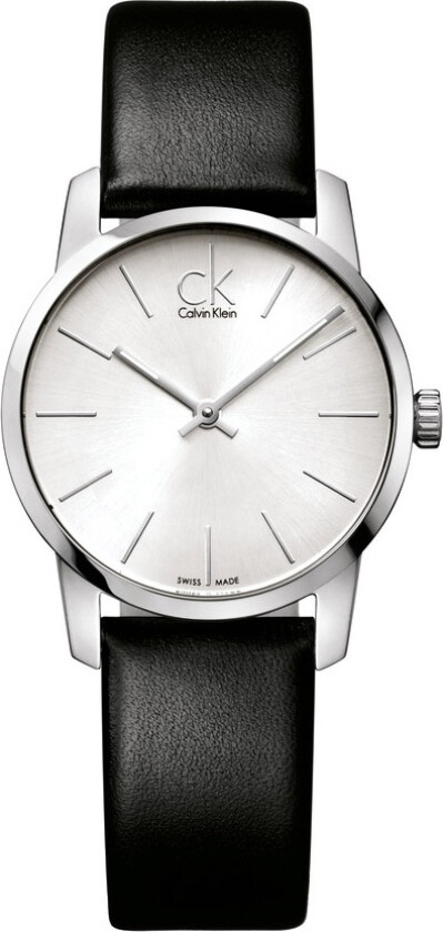 City K2G231C6 - Kvarts - Sølv - Dameklokker - Skinn -
