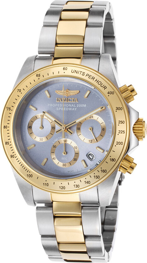 Speedway Professional Chronograph Limited Edition ILE9212A - Kvarts - Sølv - Unisex - Rustfritt stål - ledd m/pin - Mineral