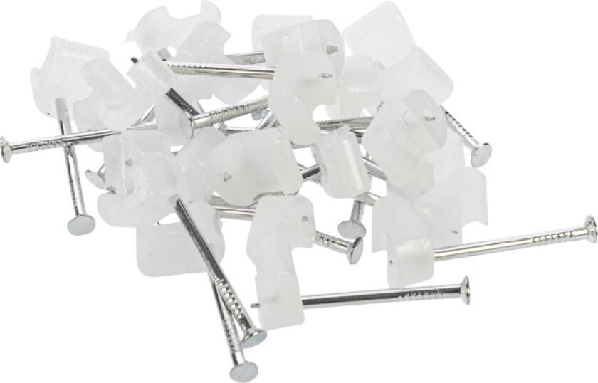 Bilde av Cable clips 2x4mm Neutral 25 pcs.