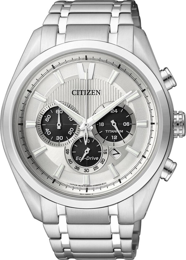 Eco-Drive Super Titanium CA4010-58A - Kvarts - Sølv Titanium - Herreklokker - Titanium - Safir
