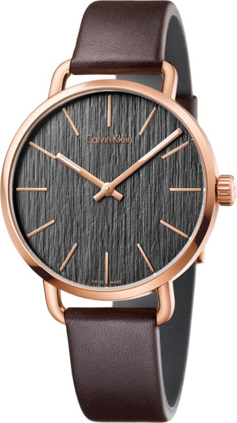 Even K7B216G3 - Kvarts - Rosegull - Herreklokker - Skinn - Mineral