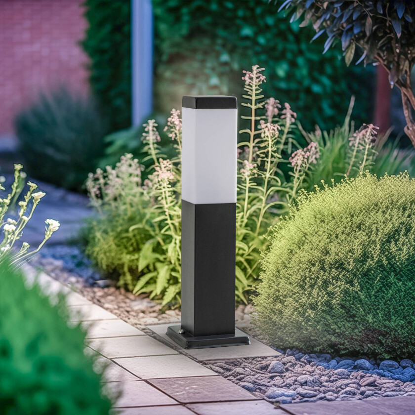 Honula sokkellampe av rustfritt stål