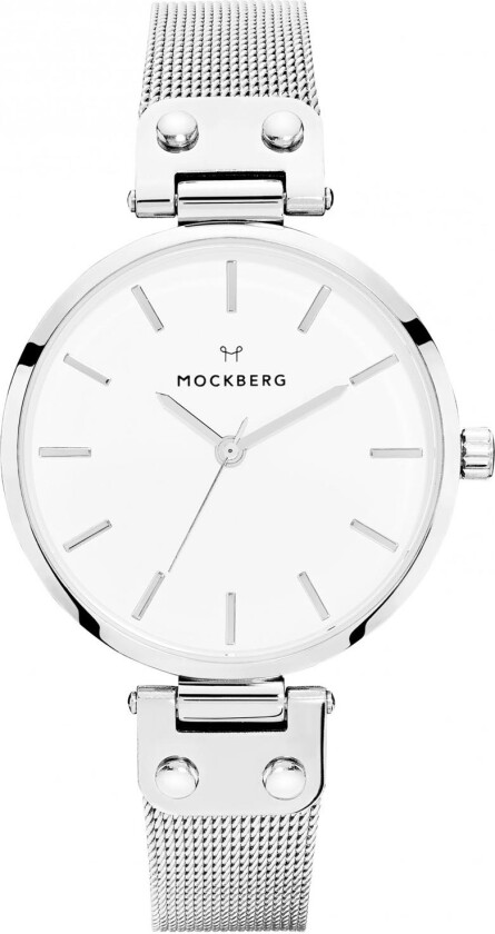 Elise 34mm Mesh MO1602 - Kvarts - Sølv - Dameklokker - Rustfritt stål - ledd m/skrue - Mineral
