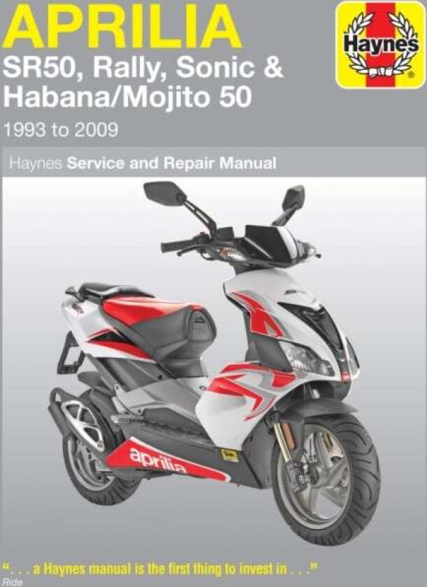 Aprilia SR50, Rally, Sonic & Habana/Mojito Scooters (93 - 09) av Phil Mather