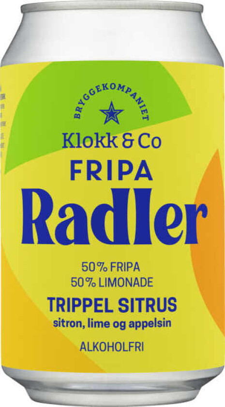 Fripa Radler Trippel Sitrus 0,33l boks