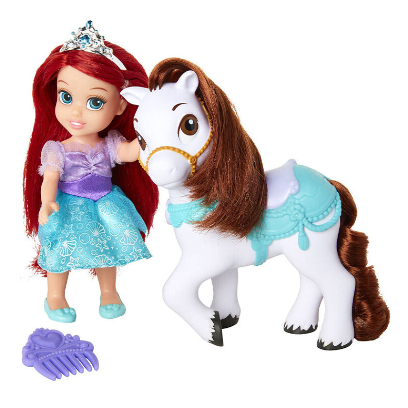 Prinsesse Dukke Med Hest - Ariel