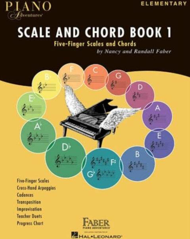 Piano Adventures Scale and Chord Book 1 av Nancy Faber, Randall Faber