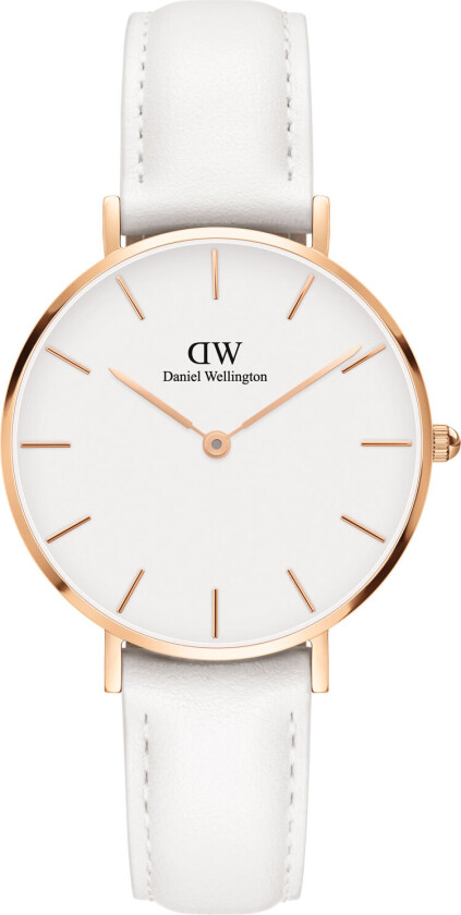 Classic Petite 32mm Bondi DW00100189 - Kvarts - Kobber Rosegull - Dameklokker - Skinn - Mineral