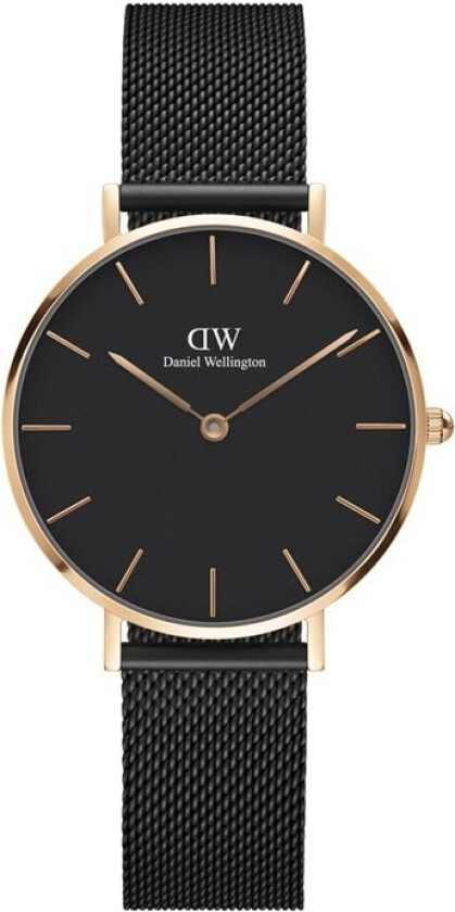 Classic Petite 32mm Ashfield DW00100201 - Kvarts - Kobber Rosegull - Dameklokker - Meshlenke - Mineral