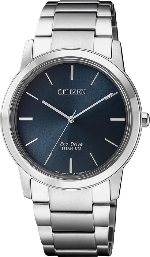 Ladies Eco-Drive Super Titanium FE7020-85L - Kvarts - Sølv Titanium - Dameklokker - Titanium - Safir
