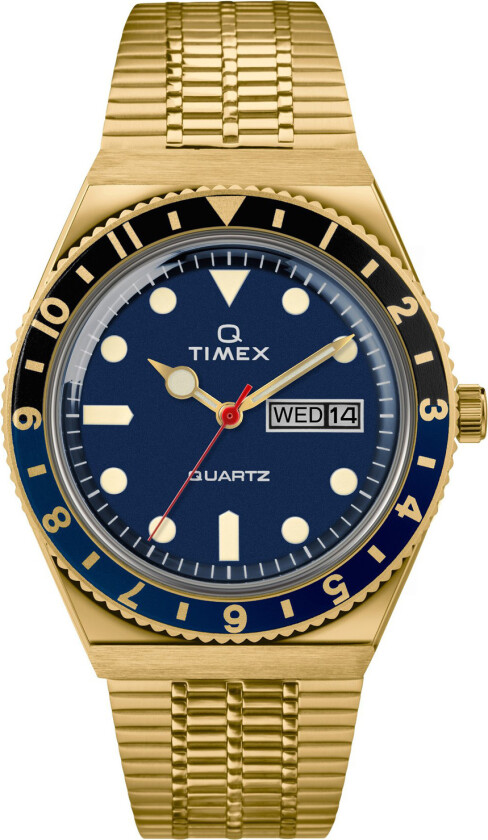 Q 1979 Reissue TW2U61400 - Kvarts - Gull - Unisex - Rustfritt stål - ledd m/pin - Akryl