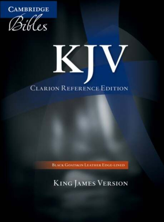 KJV Clarion Reference Bible, Black Edge-lined Goatskin Leather, KJ486:XE Black Goatskin Leather