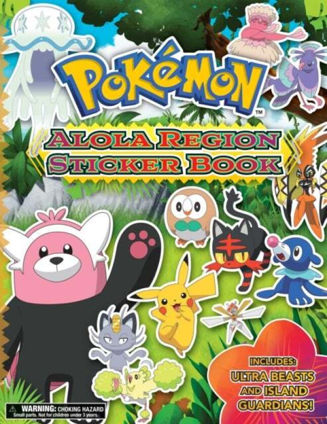 Pokemon Alola Region Sticker Book av The Pokemon Company International