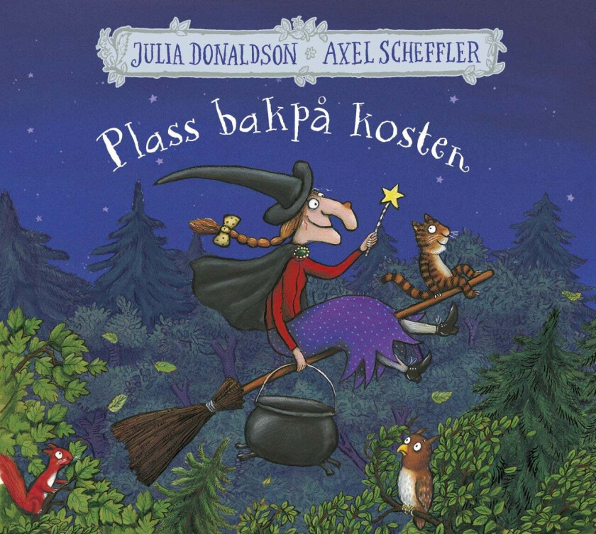 Plass bakpå kosten av Julia Donaldson