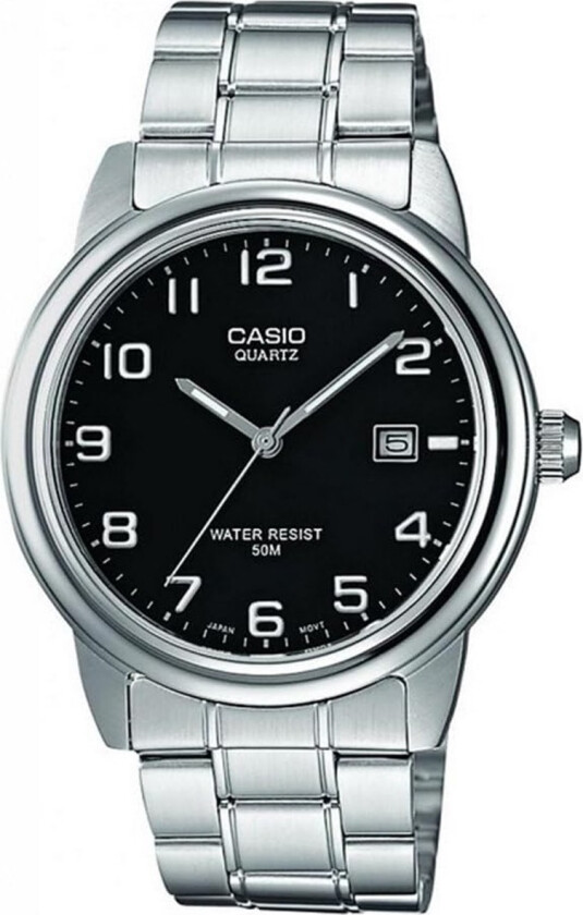 Classic MTP-1221A-1AVEG - Kvarts - Sølv - Herreklokker - Rustfritt stål - ledd m/pin - Mineral
