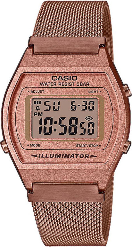 Classic B640WMR-5AEF - Digital - Rosegull - Dameklokker - Meshlenke - Akryl