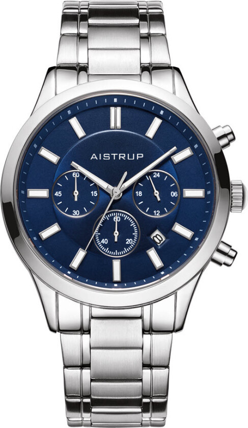Classic Sapphire Chronograph AIW8002 - Kvarts - Sølv - Herreklokker - Rustfritt stål - ledd m/pin - Safir