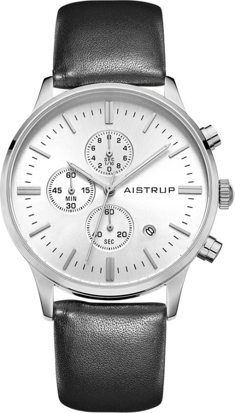 Classic Leather Sapphire Chronograph AIW8102 - Kvarts - Sølv - Herreklokker - Skinn - Safir