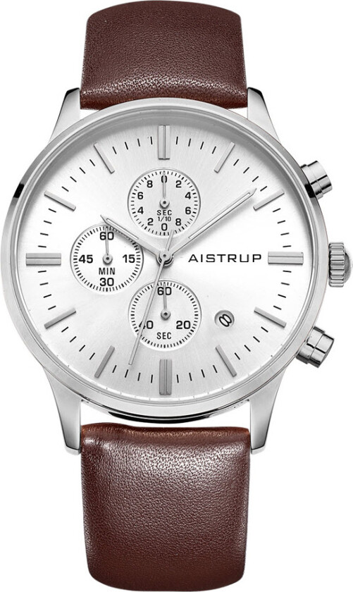 Classic Leather Sapphire Chronograph AIW8104 - Kvarts - Sølv - Herreklokker - Skinn - Safir