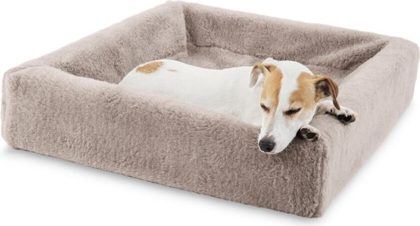 Bia Bed Overtrekk Pilé Beige/Grå (85x70x15 cm)