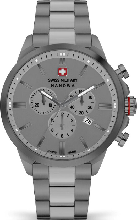 Chrono Classic II 06-5332.30.009 - Kvarts - Grå - Herreklokker - Rustfritt stål - ledd m/pin - Safir