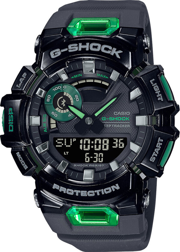 G-Shock GBA-900SM-1A3ER - Anadigi - Sort - Herreklokker - Resin - Mineral