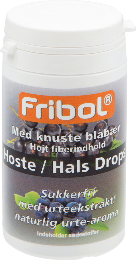 Sukkerfri Hoste/Hals Blåbær, 60 gram