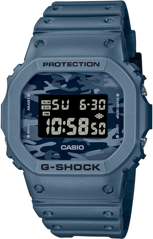 G-Shock Limited DW-5600CA-2ER - Digital - Blå - Herreklokker - Resin - Mineral