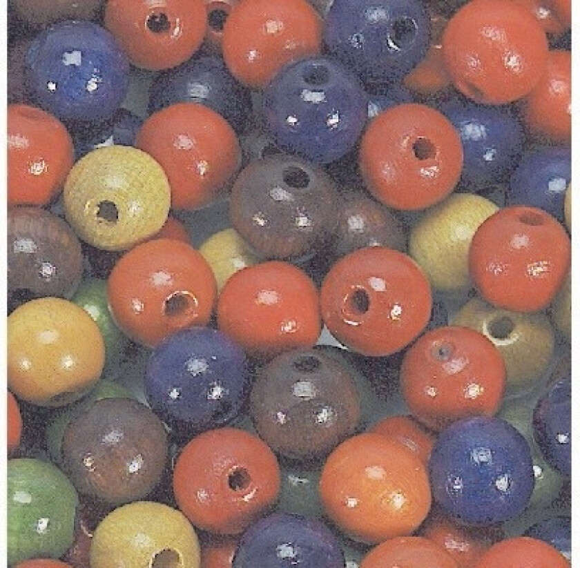 Bilde av Træperler 10mm 1000 stk mix