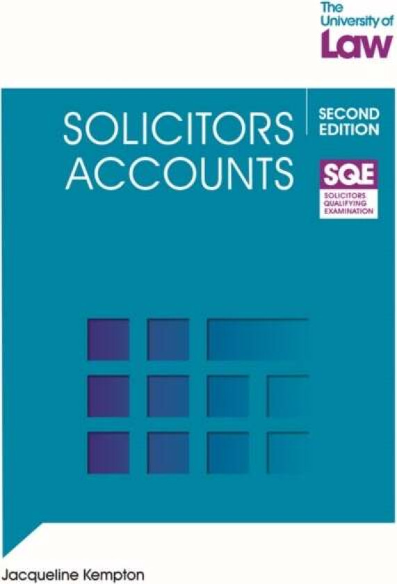 SQE - Solicitors Accounts 2e av Jacqueline Kempton