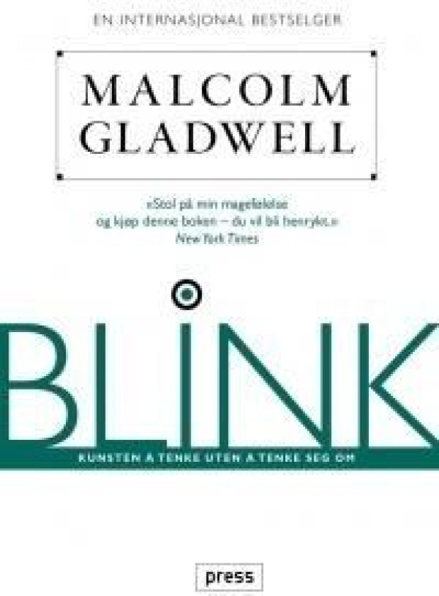 Blink av Malcolm Gladwell